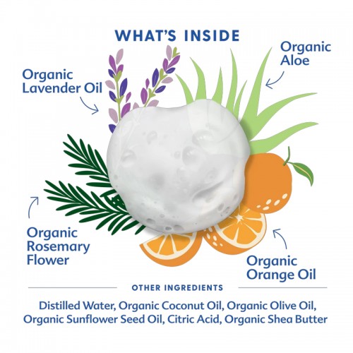 Motherlove Baby & All® Soap - Relaxing Lavender Blossom 168ml | Gentle foaming all-purpose castile soap made with organic ingredients | Organic Baby Soap | Made in USA | 3 months+